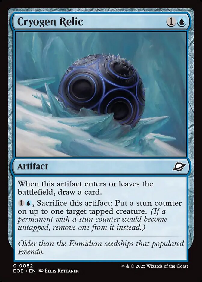 Cryogen Relic · Edge of Eternities (EOE) #52