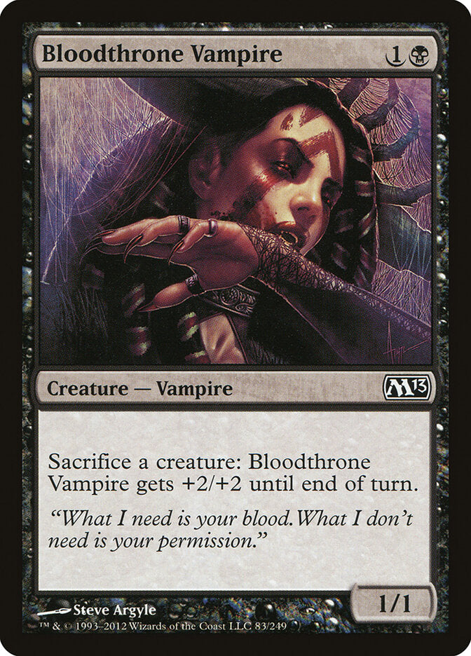 Bloodthrone Vampire · Magic 2013 (M13) #83