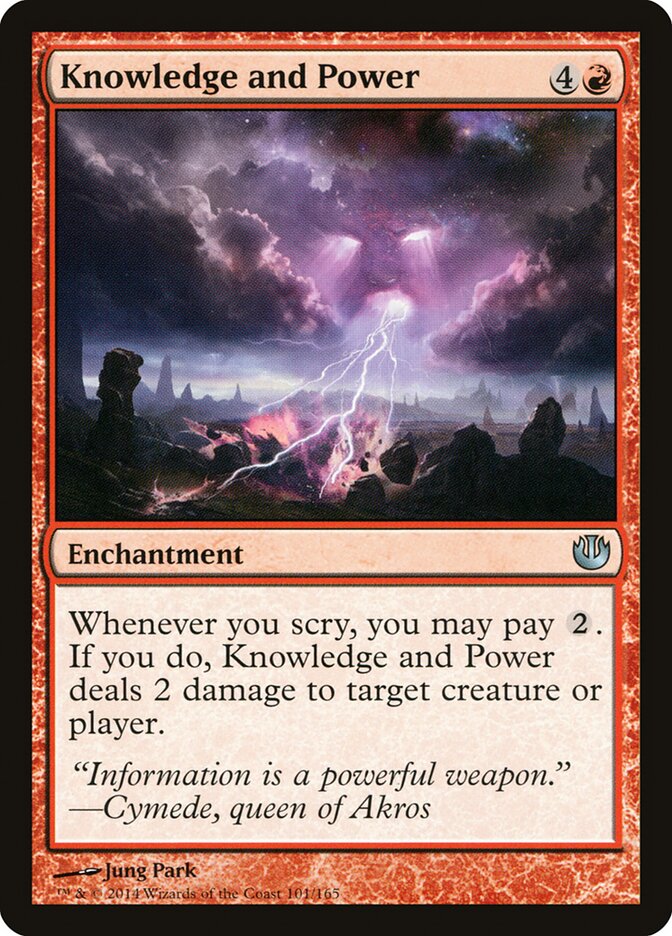Knowledge and Power · Journey into Nyx (JOU) #101