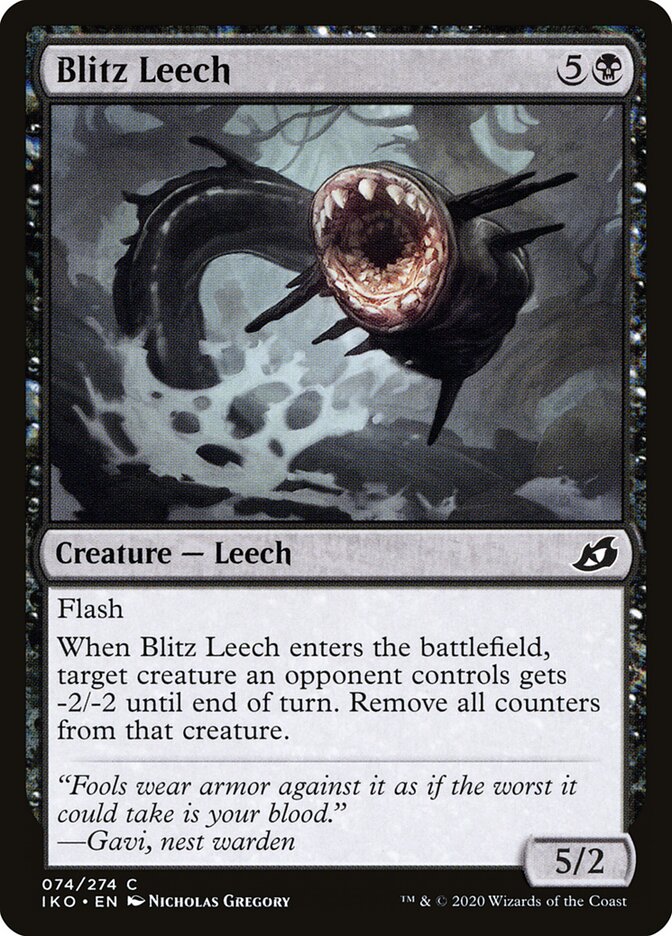 Blitz Leech · Ikoria: Lair of Behemoths (IKO) #74