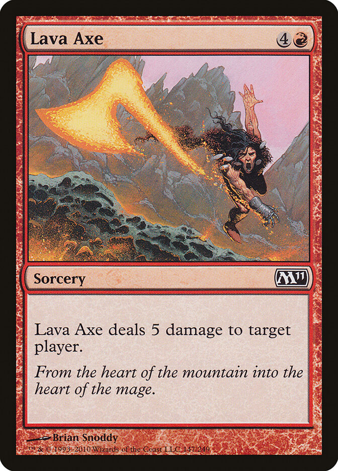 Lava Axe · Magic 2011 (M11) #147