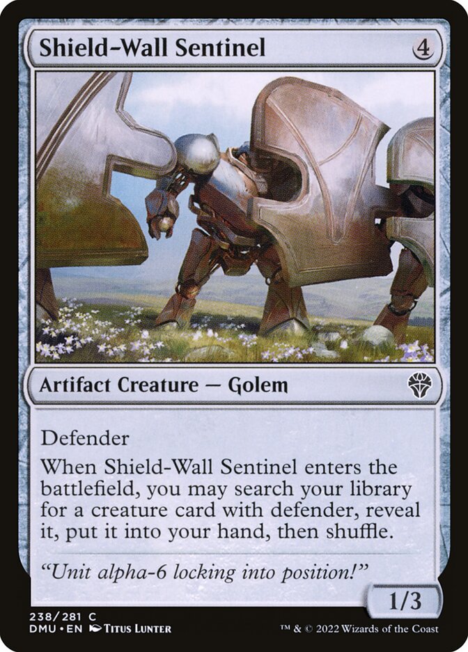 Shield-Wall Sentinel · Dominaria United (DMU) #238