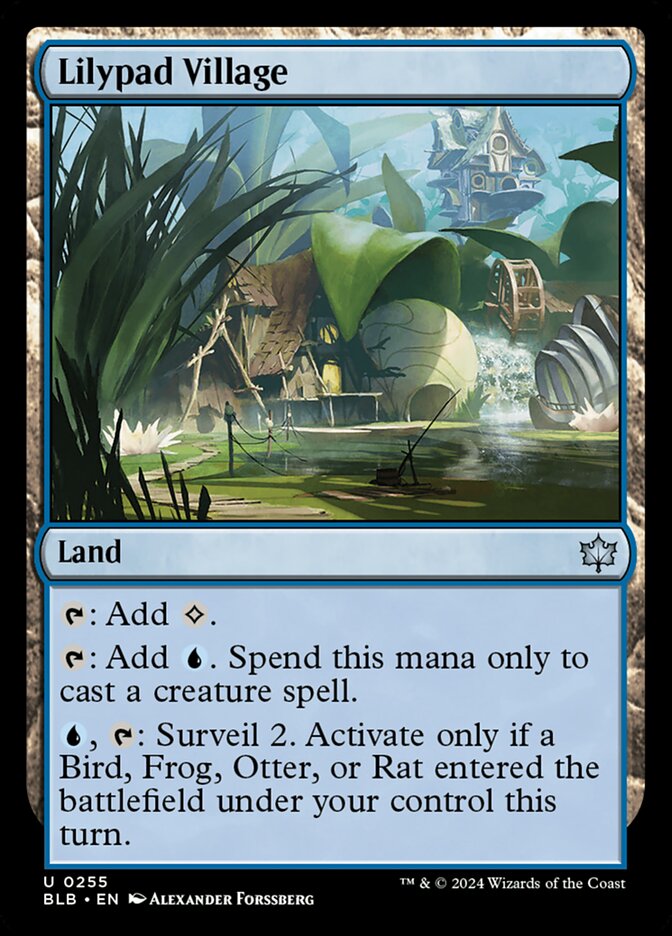 Lilypad Village · Bloomburrow (BLB) #255