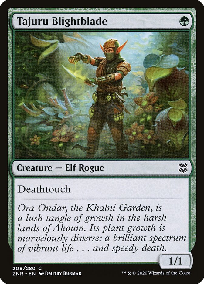 Tajuru Blightblade · Zendikar Rising (ZNR) #208