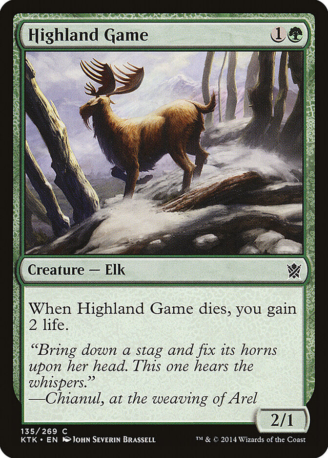 Highland Game · Khans of Tarkir (KTK) #135
