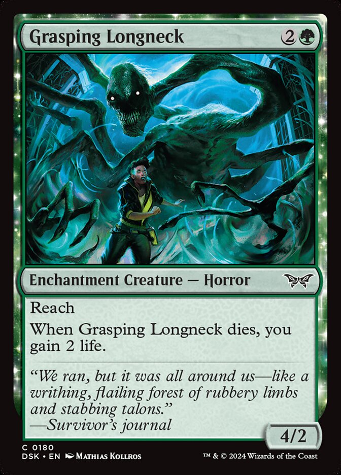 Grasping Longneck · Duskmourn: House of Horror (DSK) #180