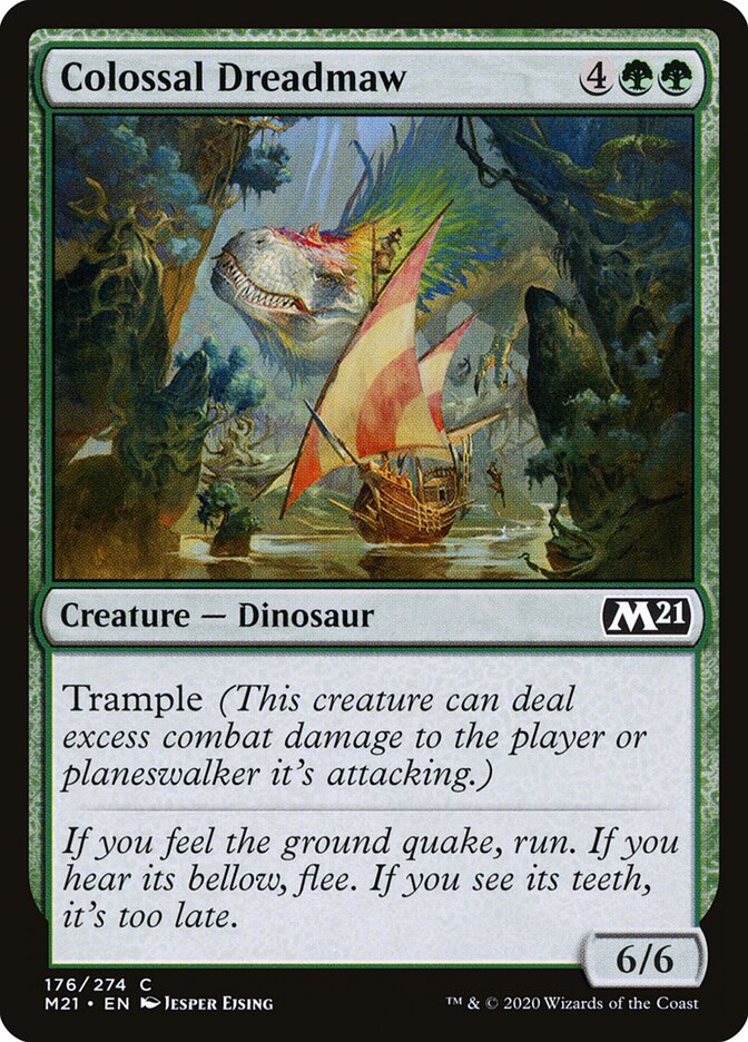 Colossal Dreadmaw · Core Set 2021 (M21) #176