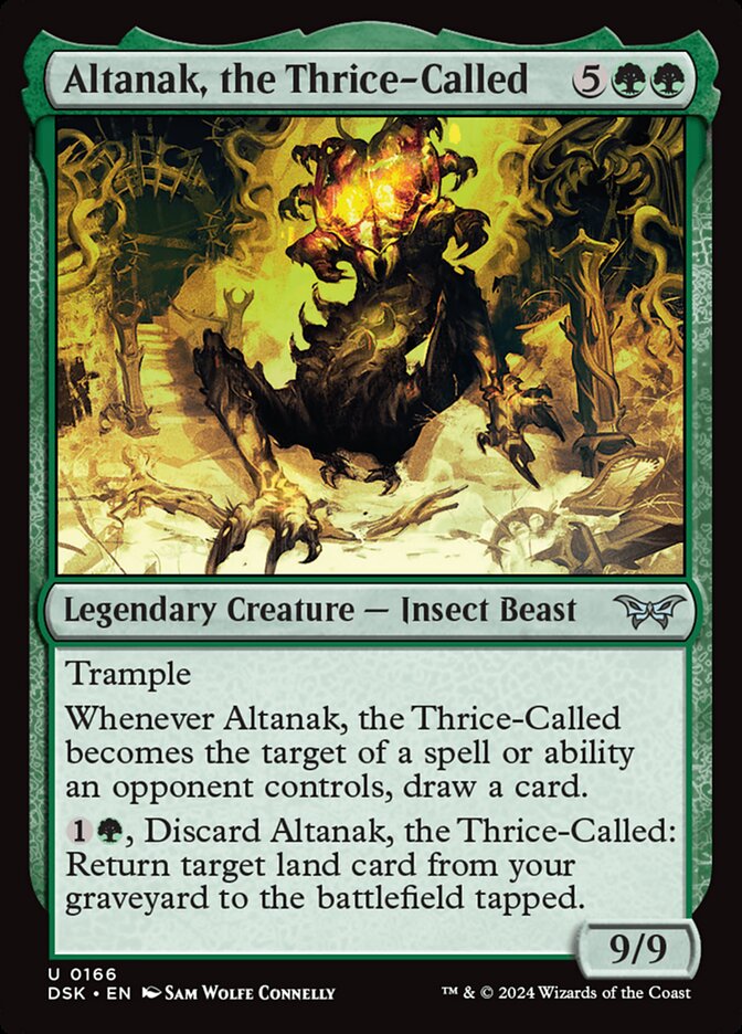 Altanak, the Thrice-Called · Duskmourn: House of Horror (DSK) #166