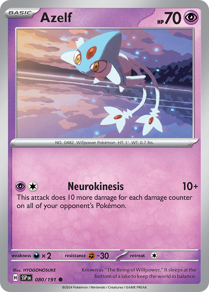 Azelf · Surging Sparks (SV8) #80