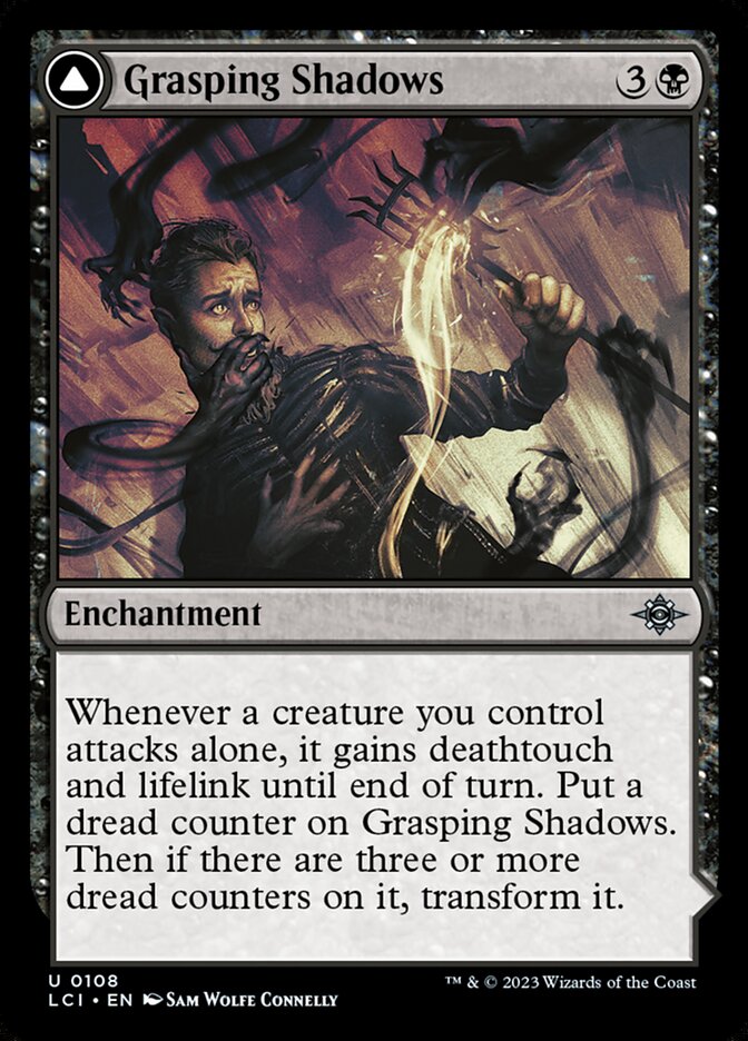 Grasping Shadows // Shadows' Lair · The Lost Caverns of Ixalan (LCI) #108