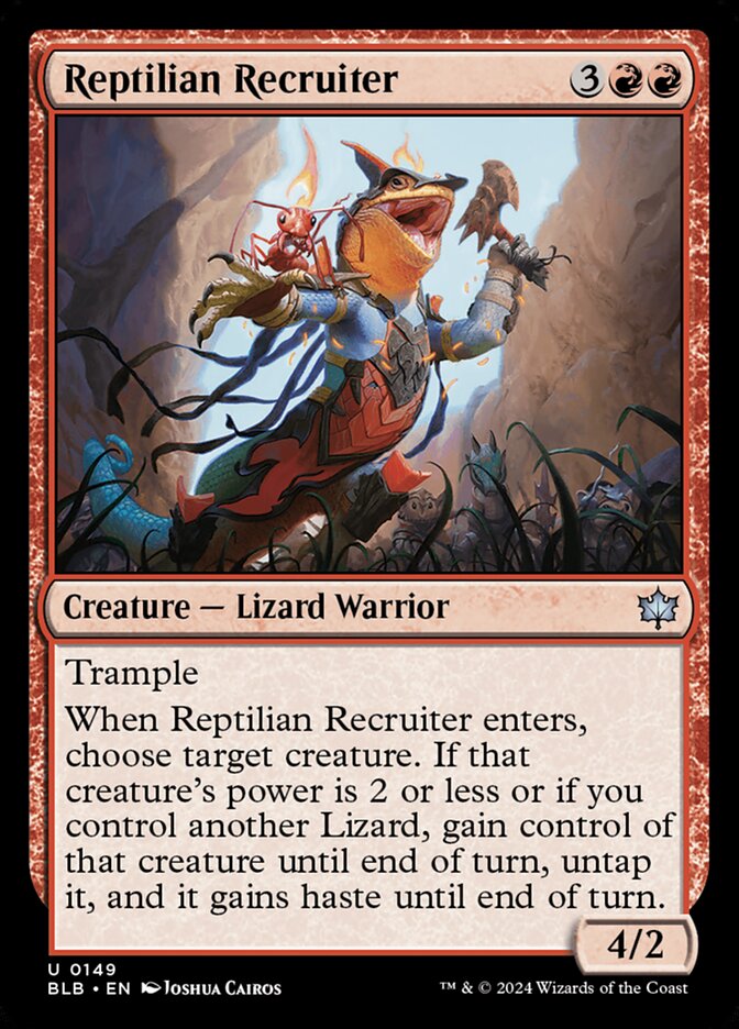 Reptilian Recruiter · Bloomburrow (BLB) #149