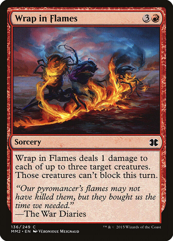 Wrap in Flames · Modern Masters 2015 (MM2) #136