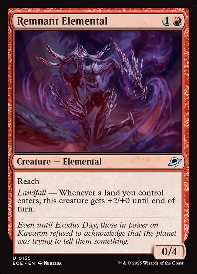 Remnant Elemental · Edge of Eternities (EOE) #155