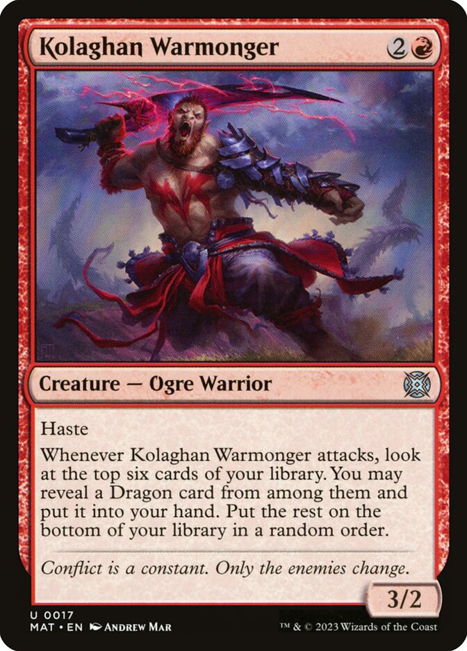 Kolaghan Warmonger · March of the Machine: The Aftermath (MAT) #17