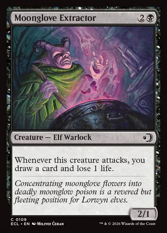 Moonglove Extractor · Lorwyn Eclipsed (ECL) #109