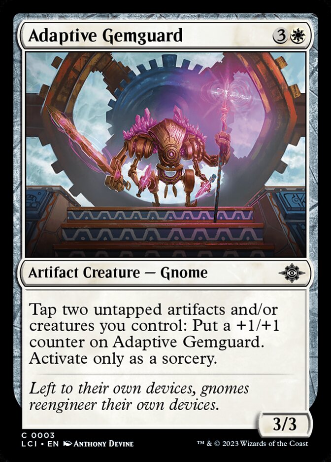 Adaptive Gemguard · The Lost Caverns of Ixalan (LCI) #3