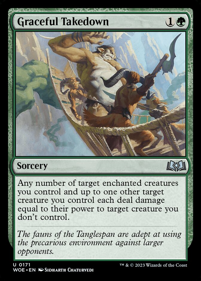 Graceful Takedown · Wilds of Eldraine (WOE) #171