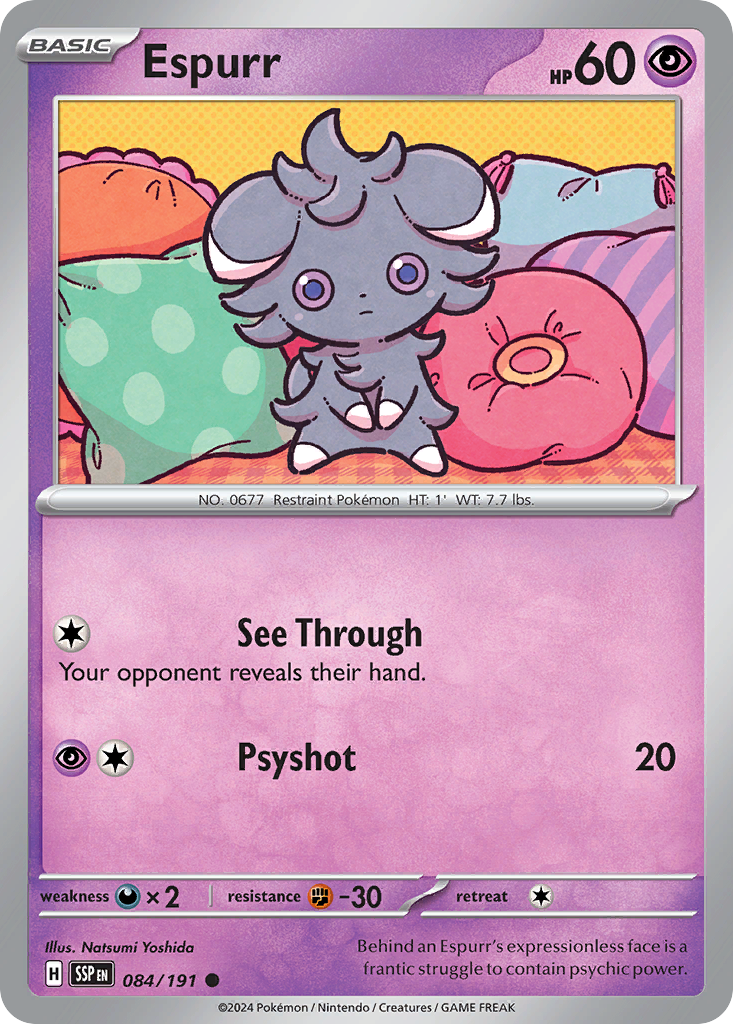 Espurr · Surging Sparks (SV8) #84