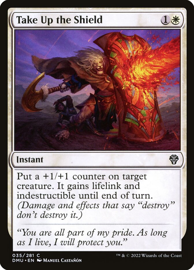 Take Up the Shield · Dominaria United (DMU) #35