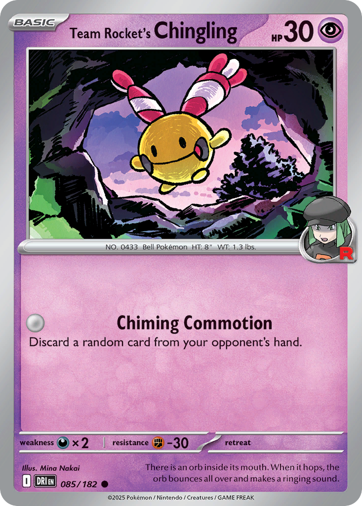 Team Rocket's Chingling · Destined Rivals (SV10) #85