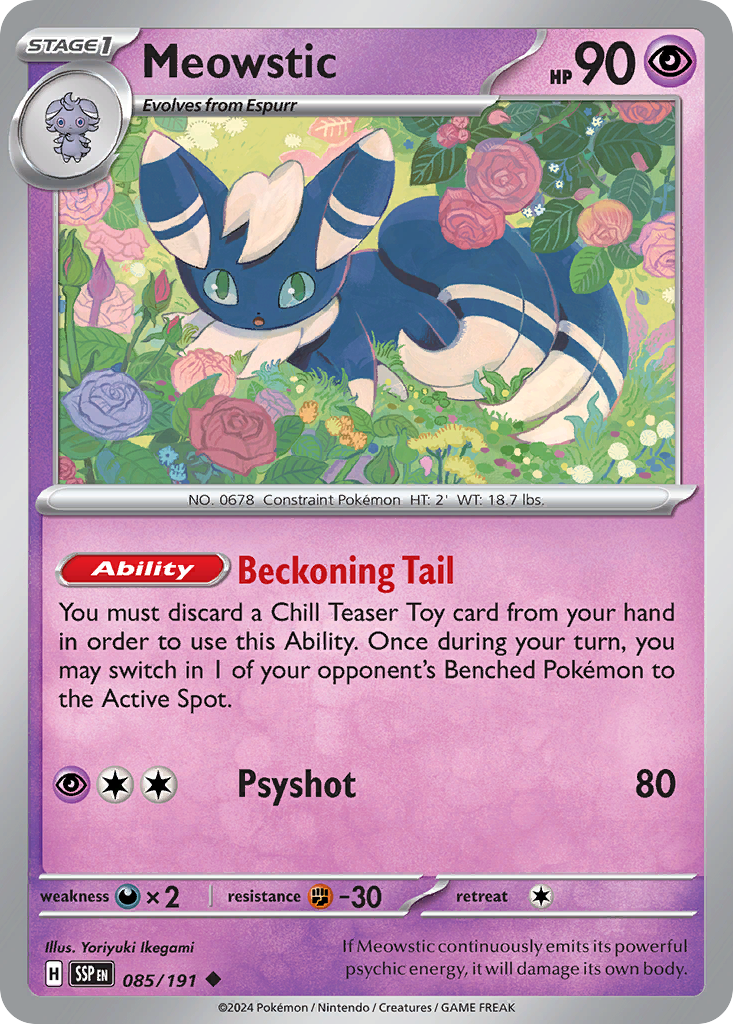 Meowstic · Surging Sparks (SV8) #85