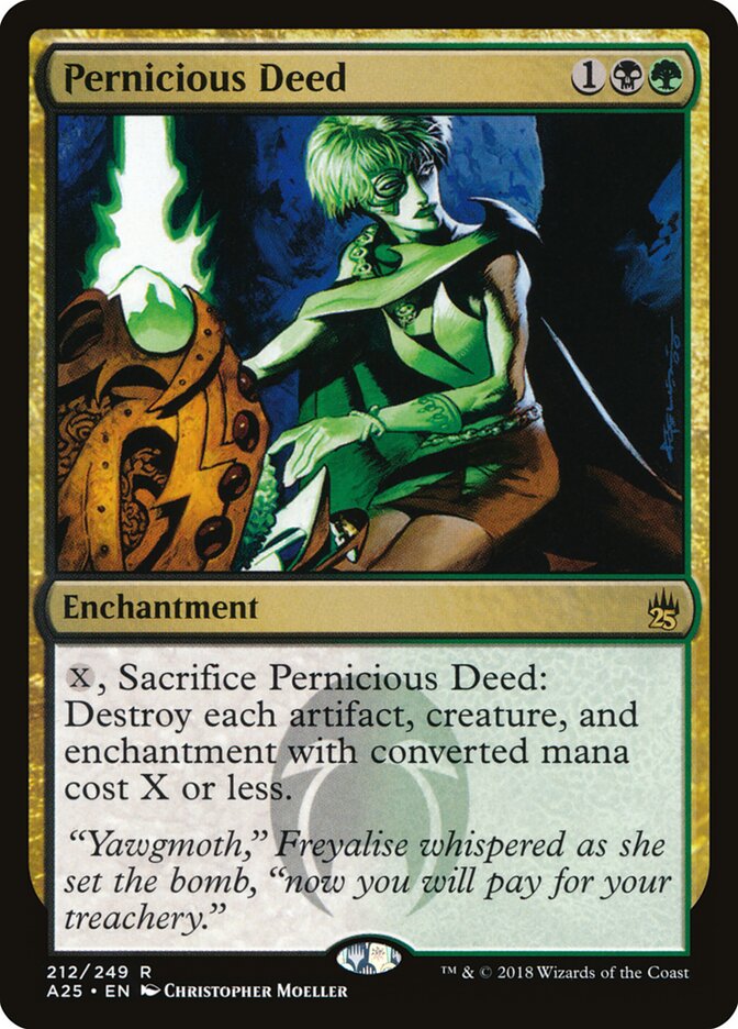 Pernicious Deed · Masters 25 (A25) #212