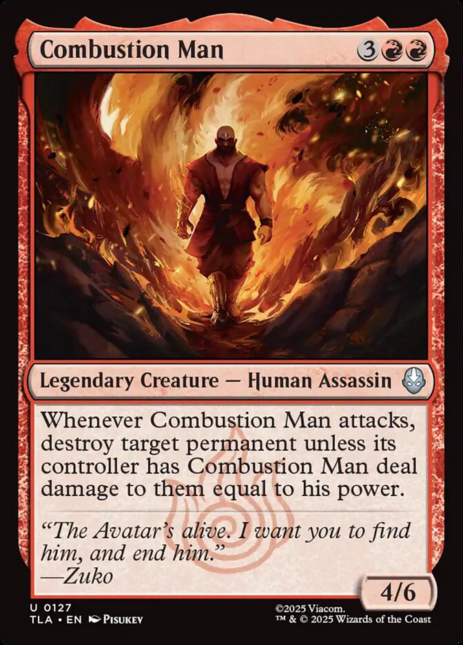 Combustion Man · Avatar: The Last Airbender (TLA) #127
