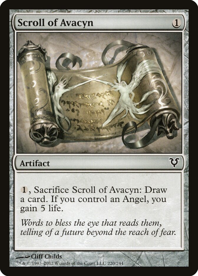 Scroll of Avacyn · Avacyn Restored (AVR) #220