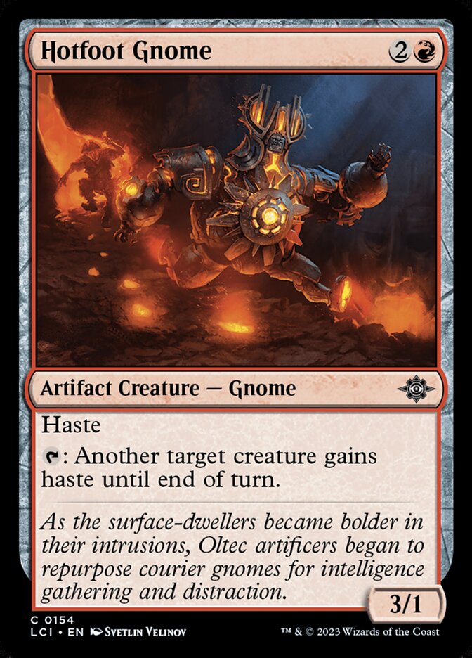 Hotfoot Gnome · The Lost Caverns of Ixalan (LCI) #154