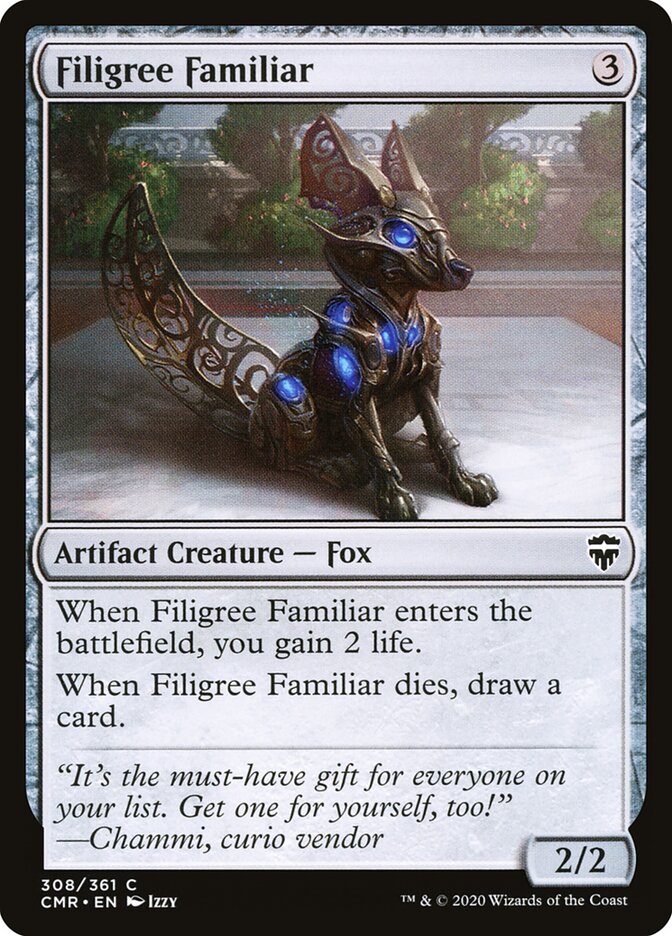 Filigree Familiar · Commander Legends (CMR) #308