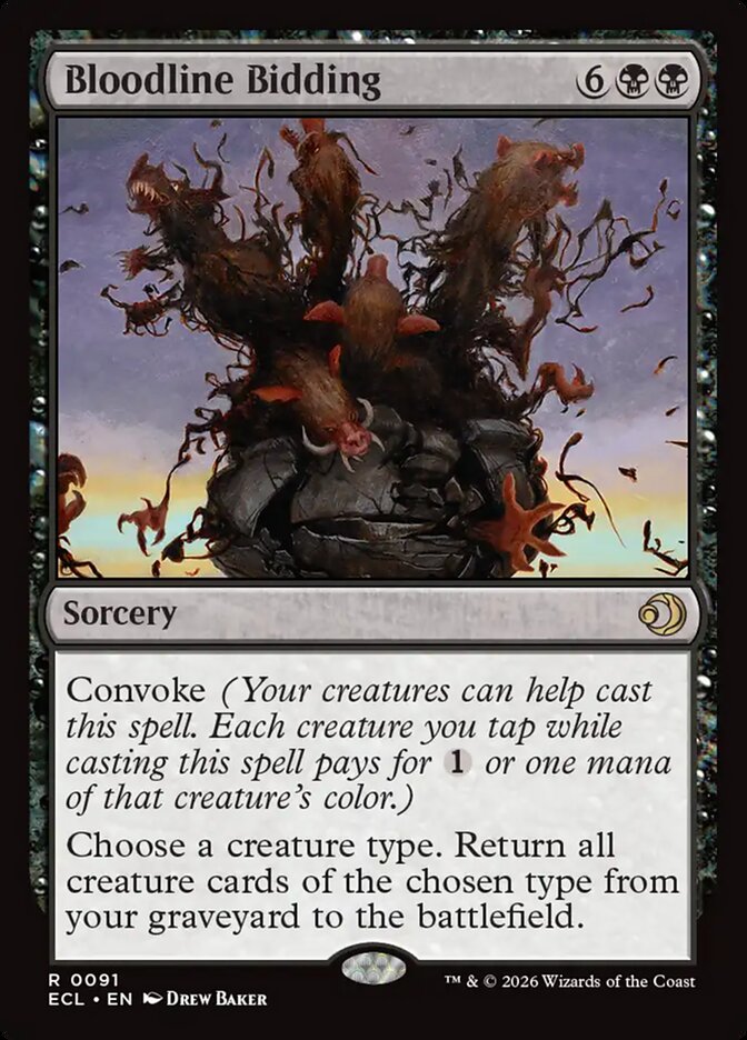 Bloodline Bidding · Lorwyn Eclipsed (ECL) #91
