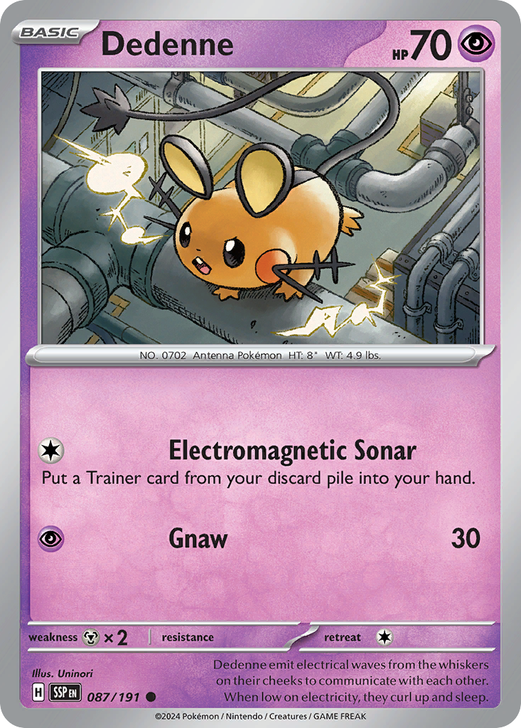 Dedenne · Surging Sparks (SV8) #87