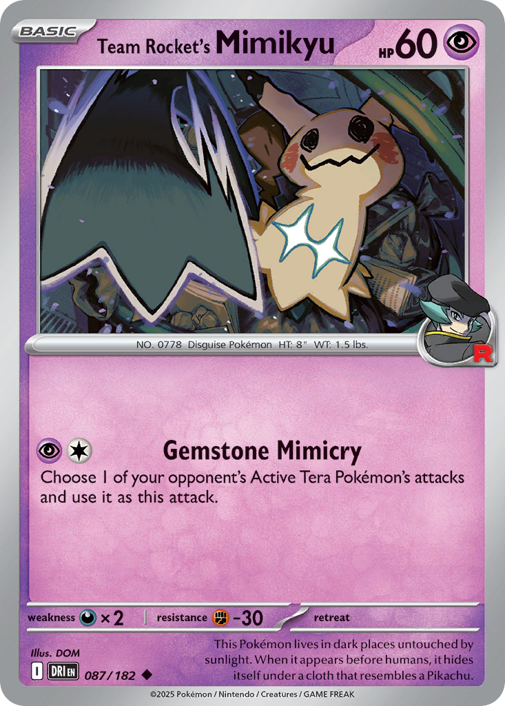Team Rocket's Mimikyu · Destined Rivals (SV10) #87