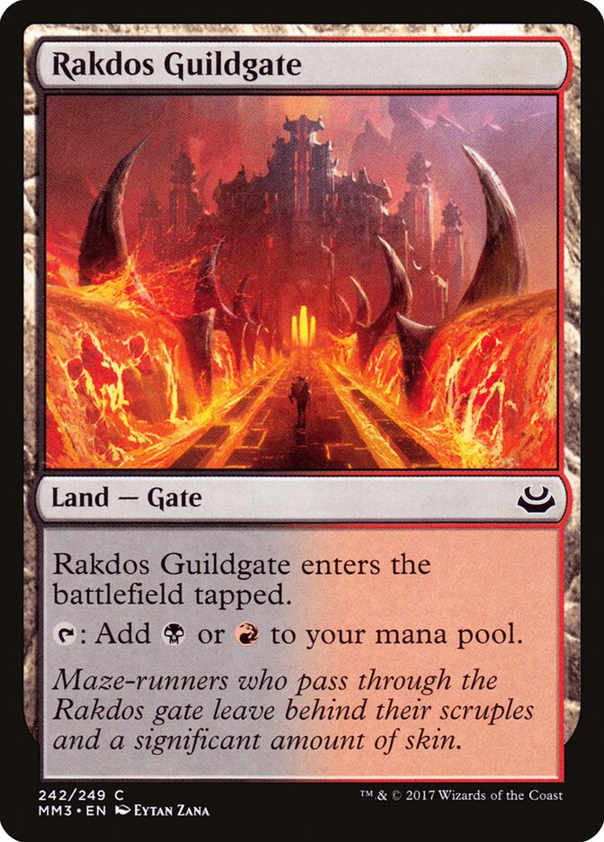 Rakdos Guildgate · Modern Masters 2017 (MM3) #242
