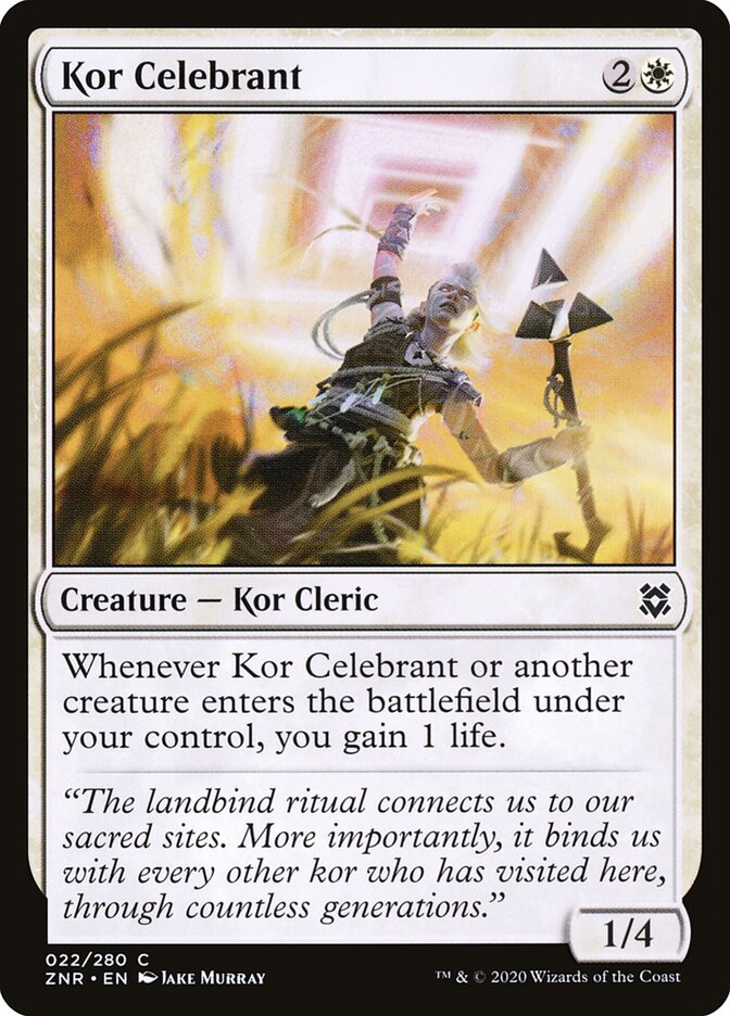 Kor Celebrant · Zendikar Rising (ZNR) #22