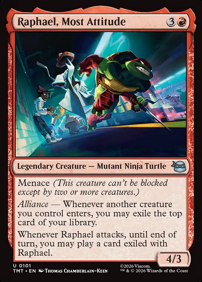 Raphael, Most Attitude · Teenage Mutant Ninja Turtles (TMT) #101