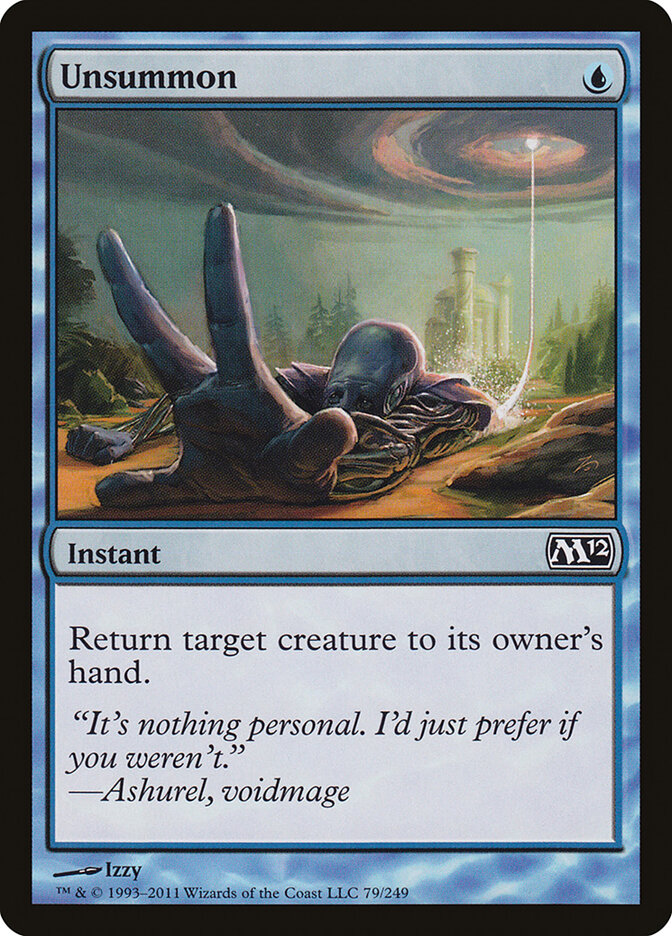 Unsummon · Magic 2012 (M12) #79