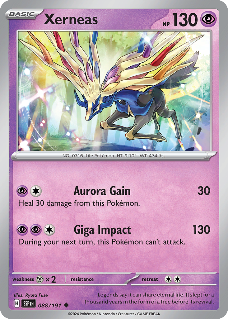Xerneas · Surging Sparks (SV8) #88