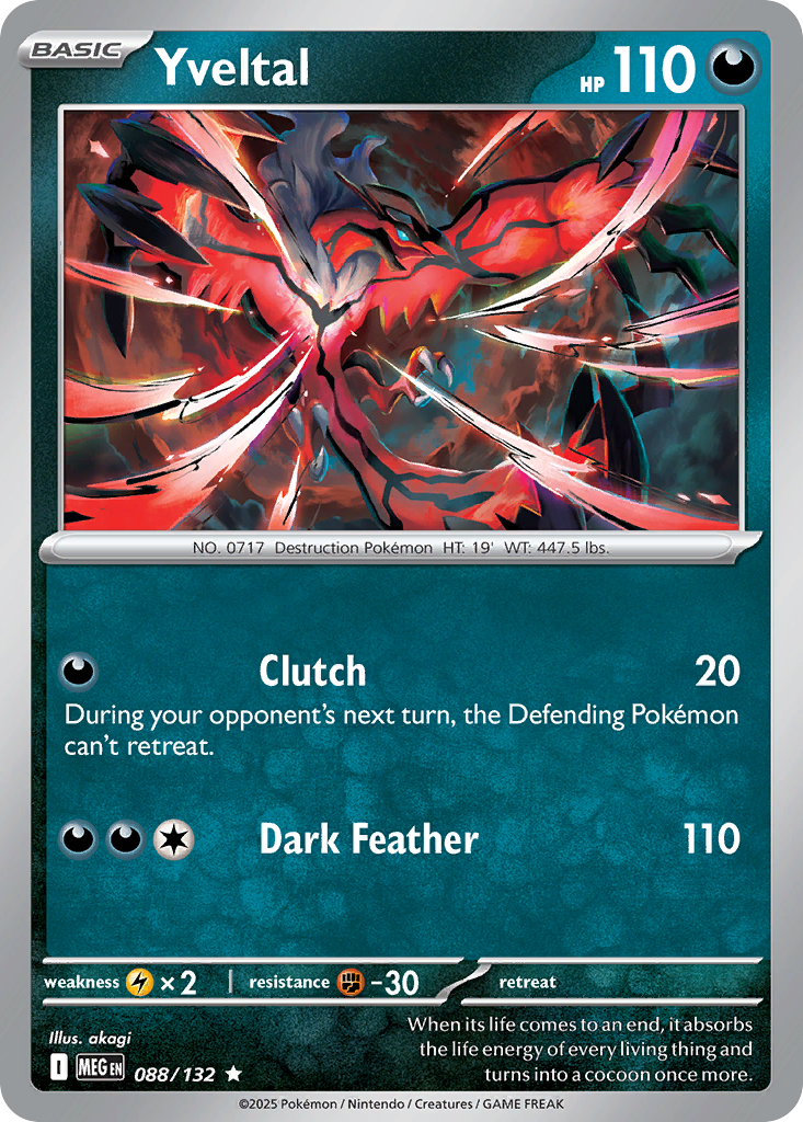 Yveltal · Mega Evolution (ME1) #88