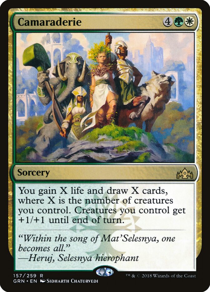 Camaraderie · Guilds of Ravnica (GRN) #157