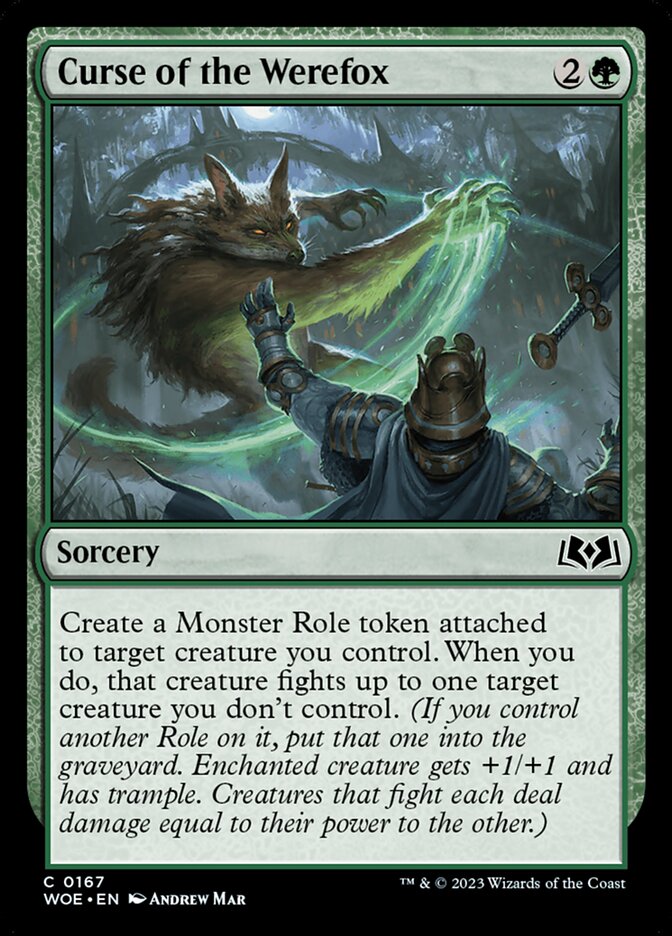 Curse of the Werefox · Wilds of Eldraine (WOE) #167