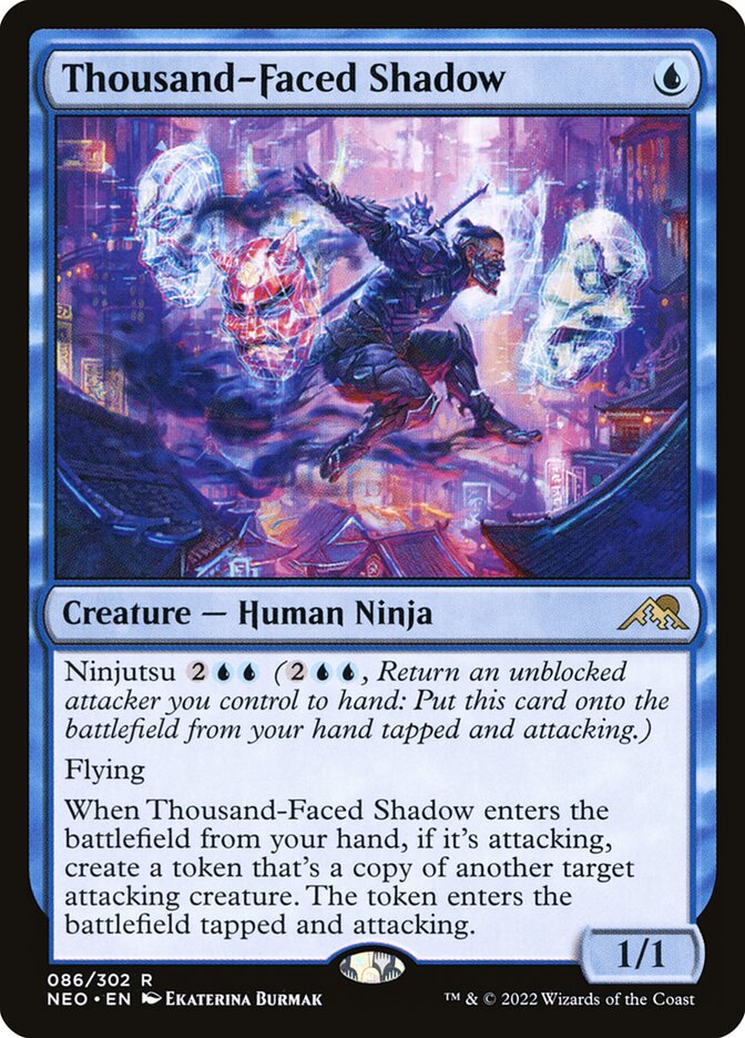 Thousand-Faced Shadow · Kamigawa: Neon Dynasty (NEO) #86
