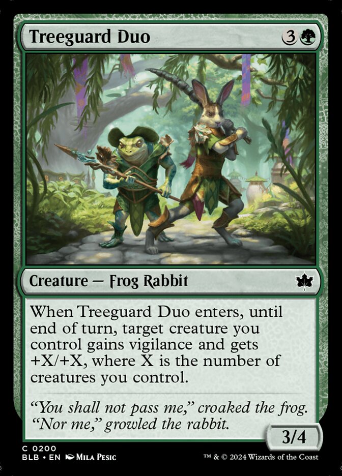 Treeguard Duo · Bloomburrow (BLB) #200