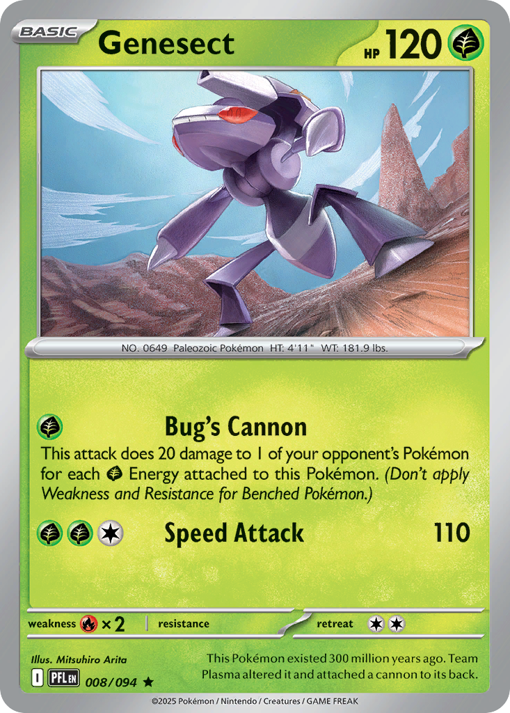 Genesect · Phantasmal Flames (ME2) #8