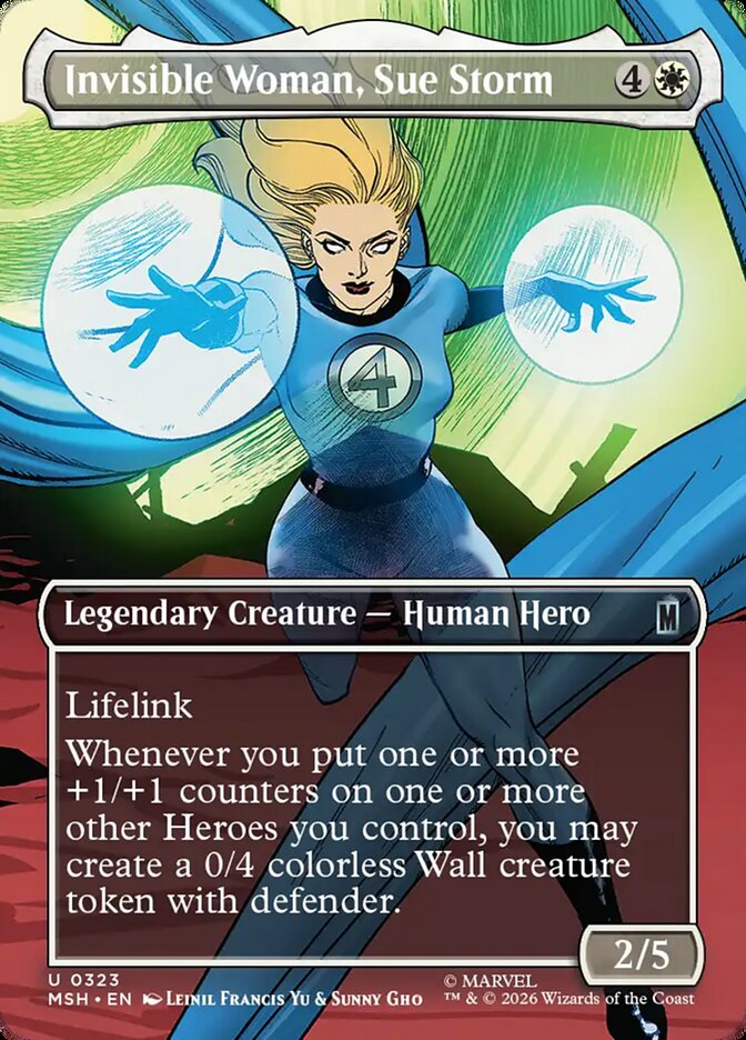 Invisible Woman, Sue Storm · Marvel Super Heroes (MSH) #323