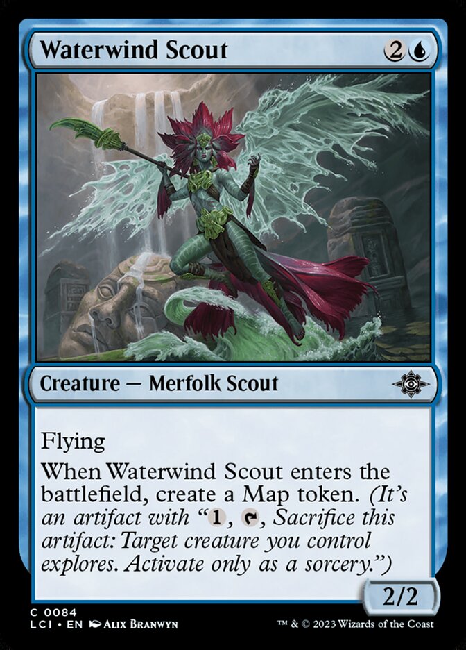Waterwind Scout · The Lost Caverns of Ixalan (LCI) #84
