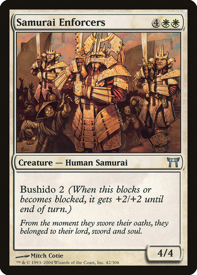 Samurai Enforcers · Champions of Kamigawa (CHK) #42