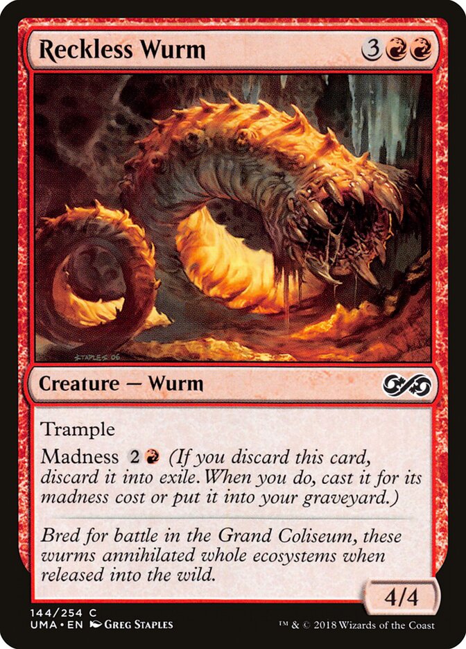 Reckless Wurm · Ultimate Masters (UMA) #144