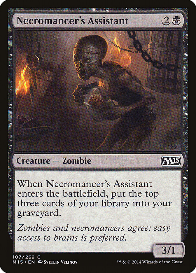 Necromancer's Assistant · Magic 2015 (M15) #107