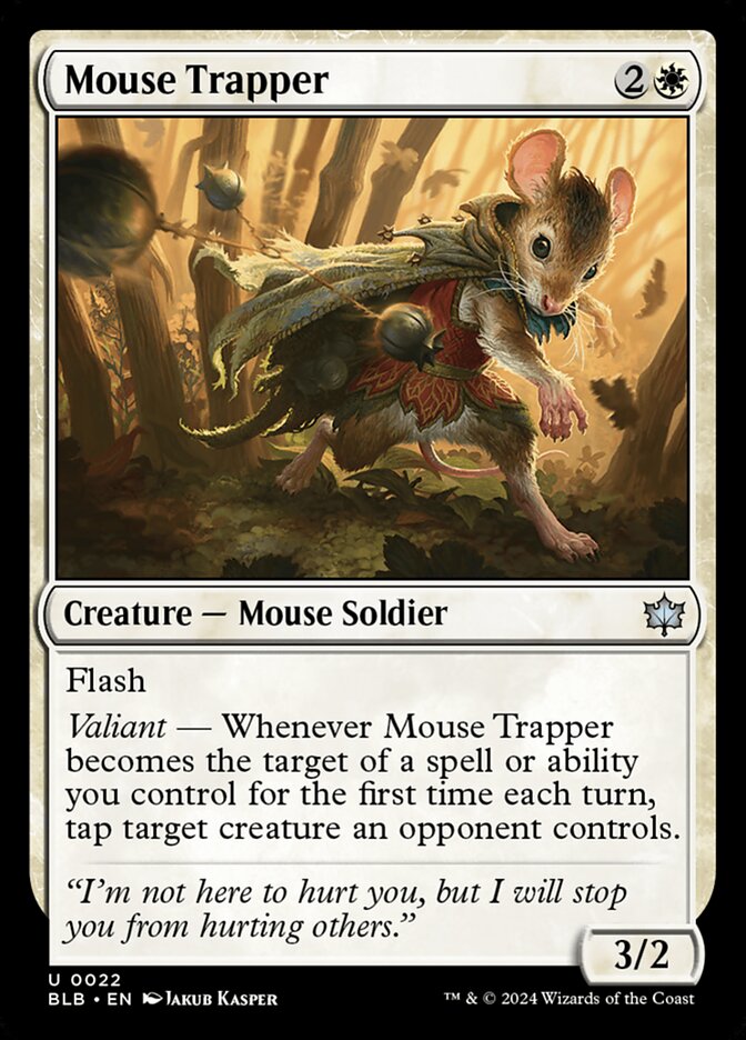 Mouse Trapper · Bloomburrow (BLB) #22